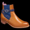 Alexandra - Cedar Calf / Blue Strap