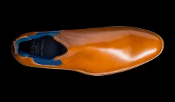 Hopper - Cedar Calf / Navy Elastic