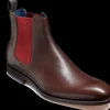 Hopper - Dark Walnut / Burgundy Elastic