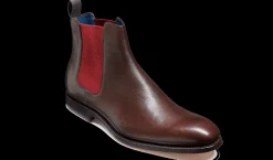 Hopper - Dark Walnut / Burgundy Elastic