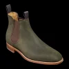 Mansfield - Green Waxy Suede
