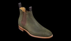 Mansfield - Green Waxy Suede