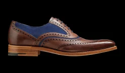 Mcclean - Ebony Hand Painted / Navy Suede