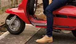 Monty - Navy Suede