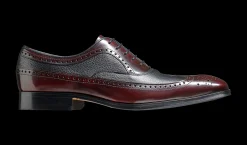 Rugby - Burgundy Hi-Shine / Black Deerskin