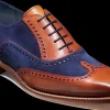 Spencer - Antique Rosewood / Navy Suede