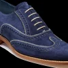 Spencer - Navy / Grey Suede