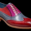 Valiant Multi - Red / Grey / Purple Hand Painted